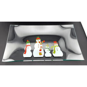 Pampered Chef Serving Platter with 4 Matching Appetizer Plates